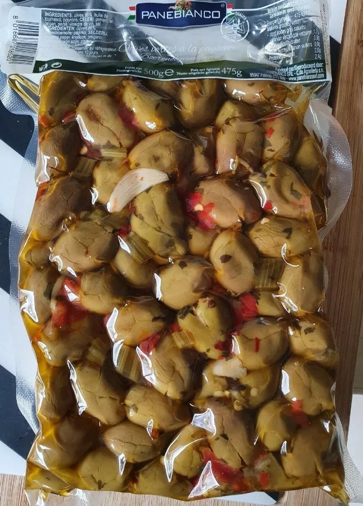 Olives vertes à la paysanne