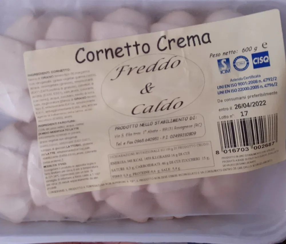 Cornetto Crema