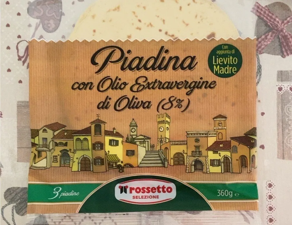 Piadina con Olio Extravergine di Oliva (8%)
