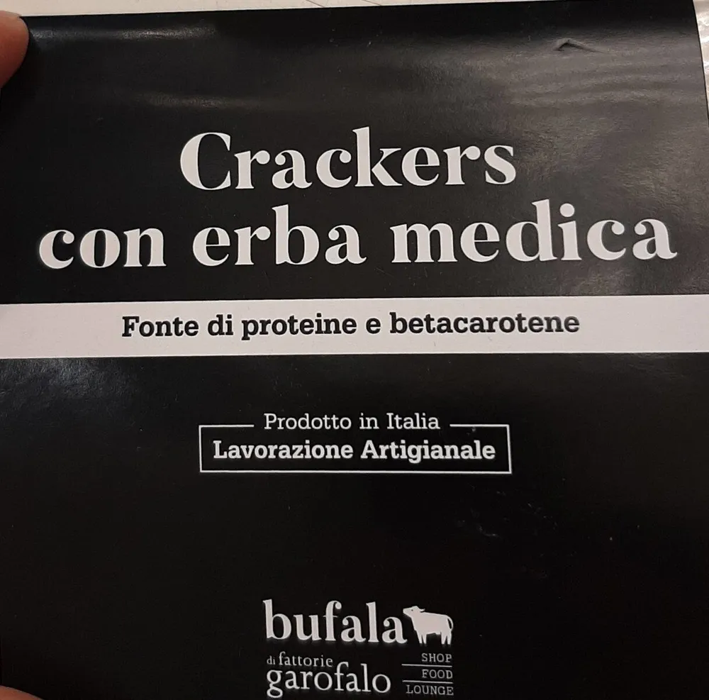 Crackers con erba medica