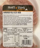 Hamburger pollo olive