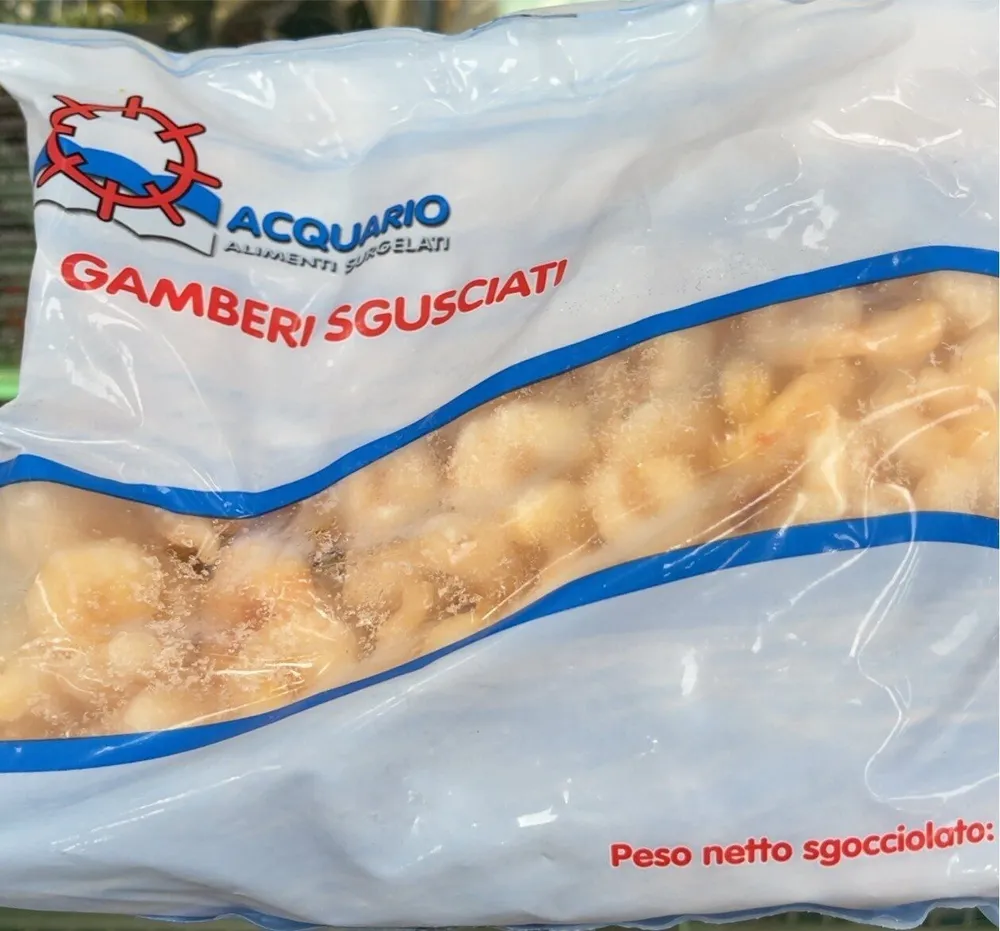 Gamberi sgusciati