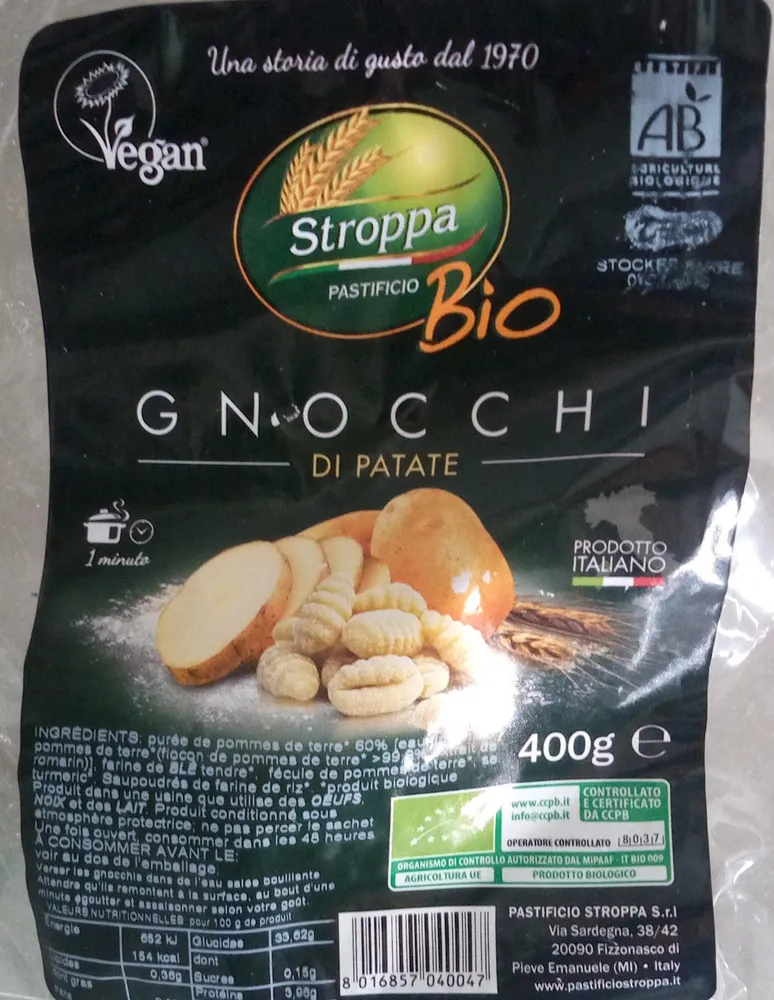 Gnocchi de pomme de terre