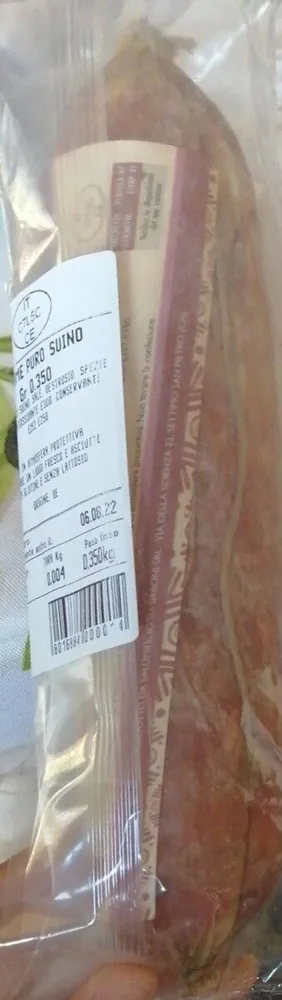 Salame puro suino