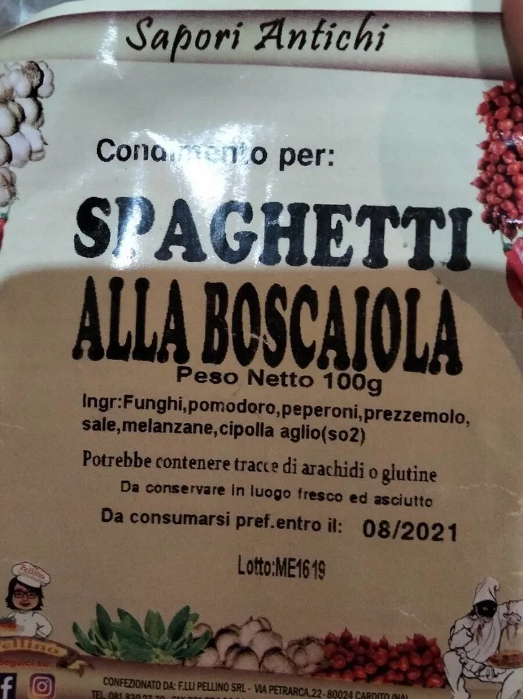 Spaghetti alla boscaiola