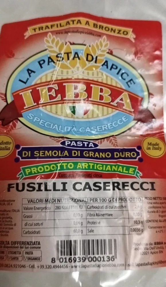 Fusilli caserecci