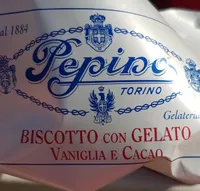 Biscotto con gelato