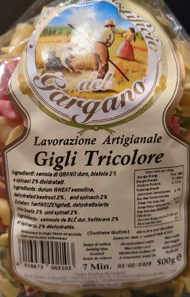 Gigli Tricolore Nudeln