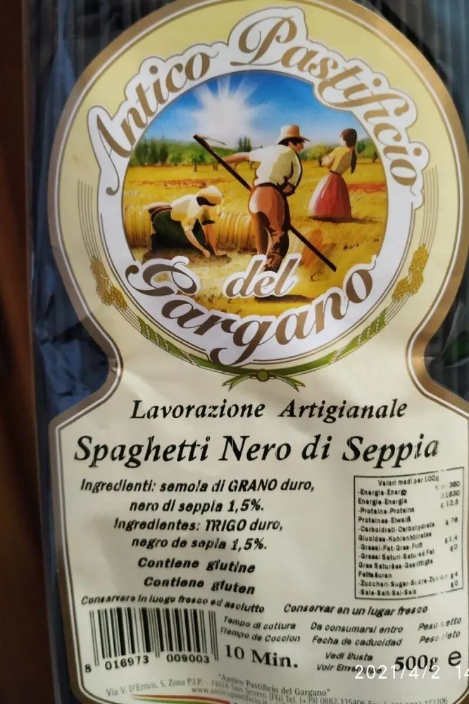 Spaghetti Nero di Seppia
