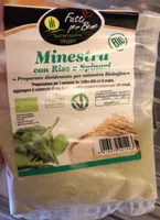 Minestra con rido e spinaci