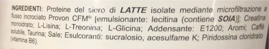 100% iso zero gusto caffe