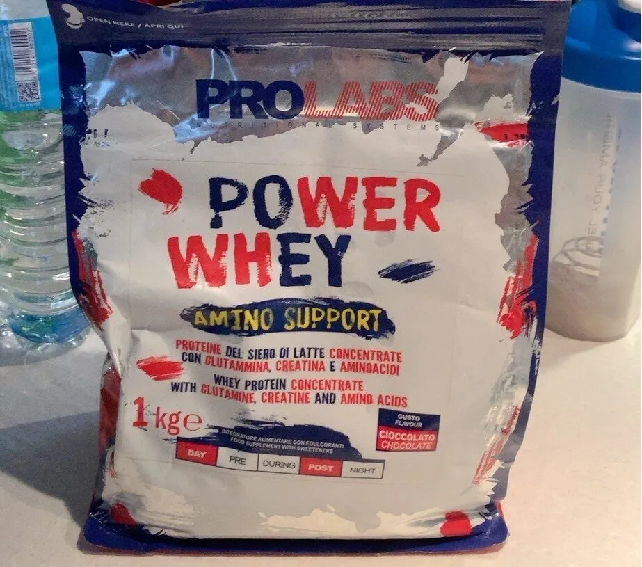 Power whey amino support