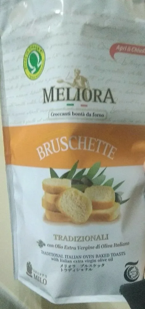 Bruschette con olio extravergine di oliva italiano