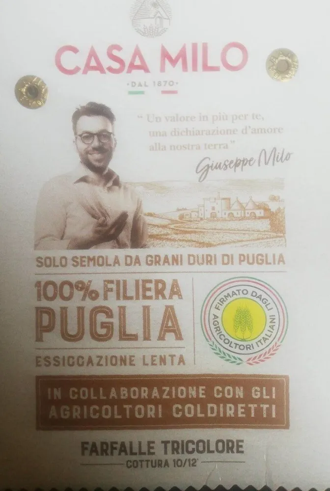 Farfalle tricolore