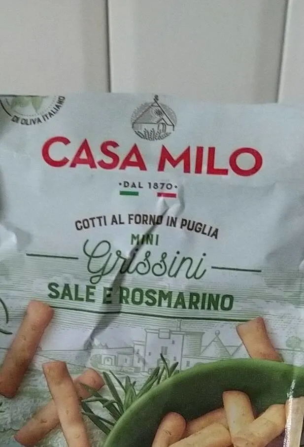 Grissini sale e rosmarino