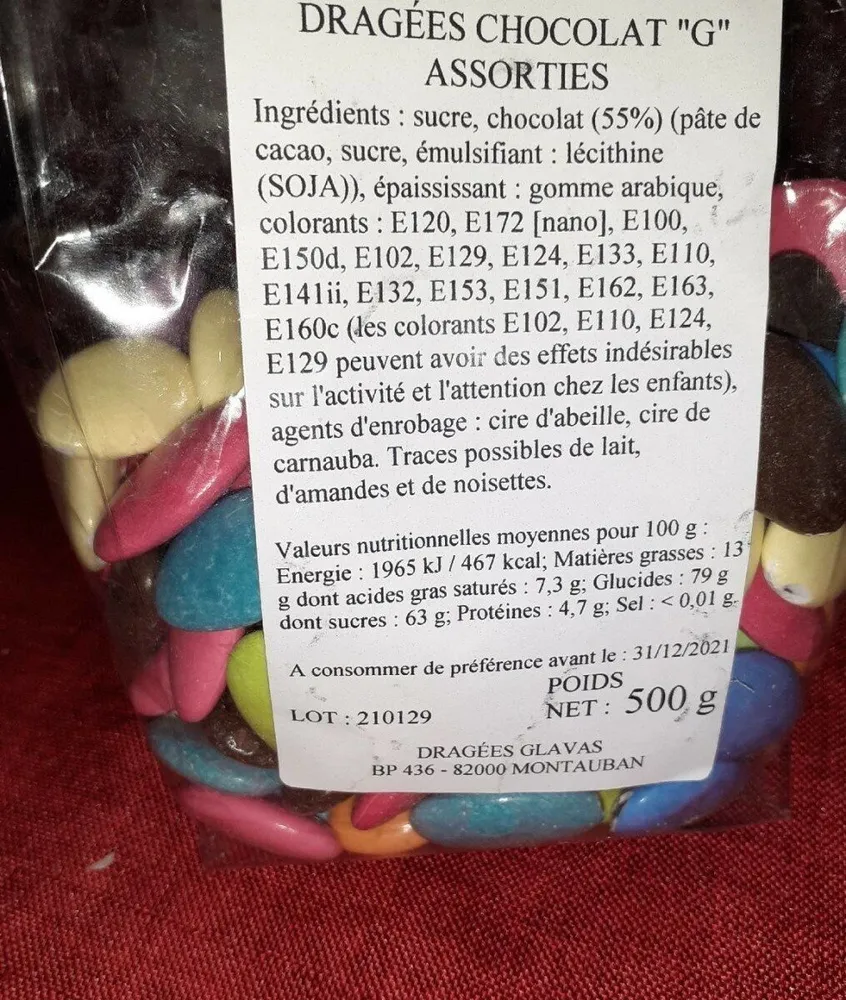 Dragées chocolat