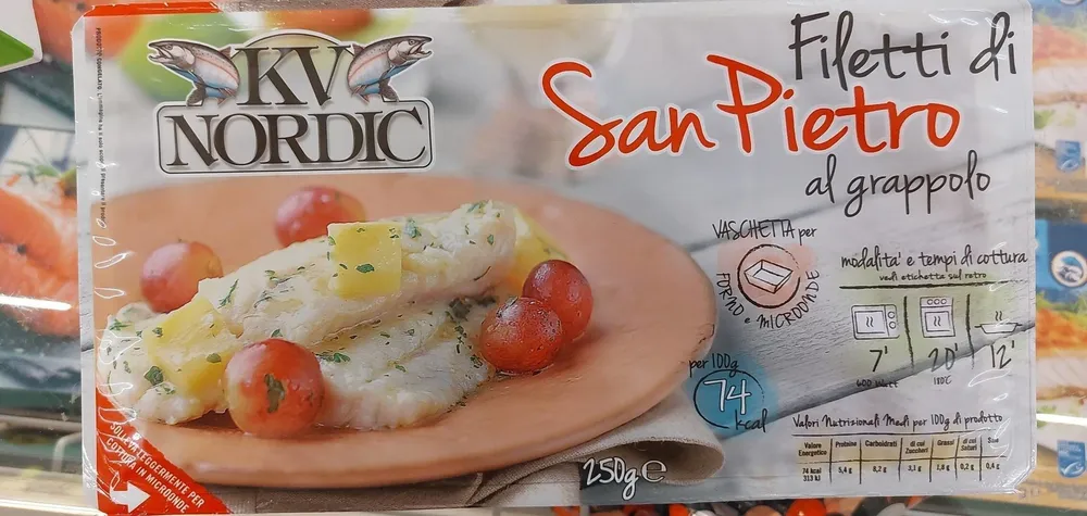 Filetti di San Pietro al grappolo