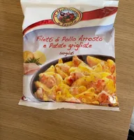 Filetti di pollo e patate grigliate