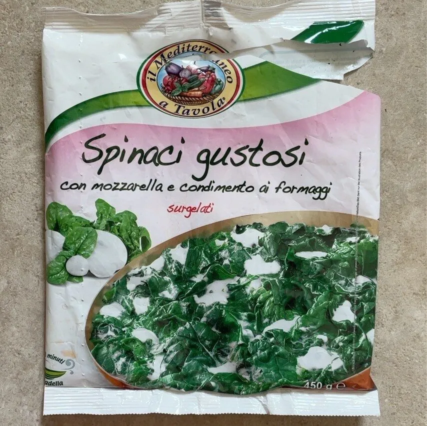 Spinaci gustosi surgelato