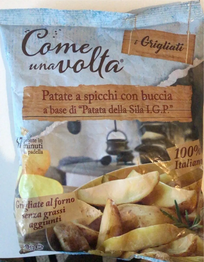 Patate a spicchi con buccia