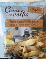 Patate a spicchi con buccia
