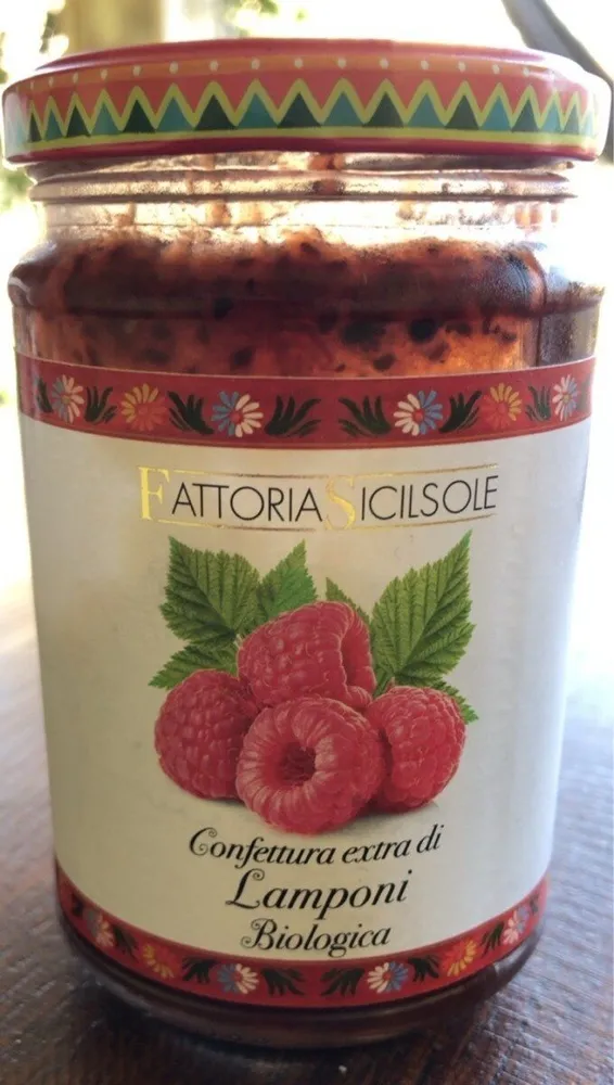 Confettura extra di lamponi biologica