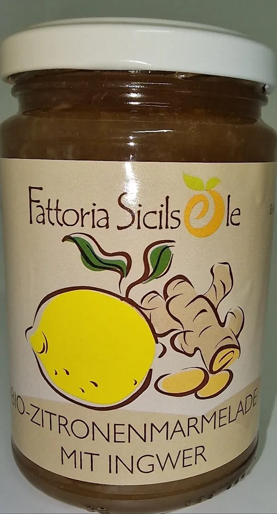 Bio-Zitronenmarmelade mit Ingwer