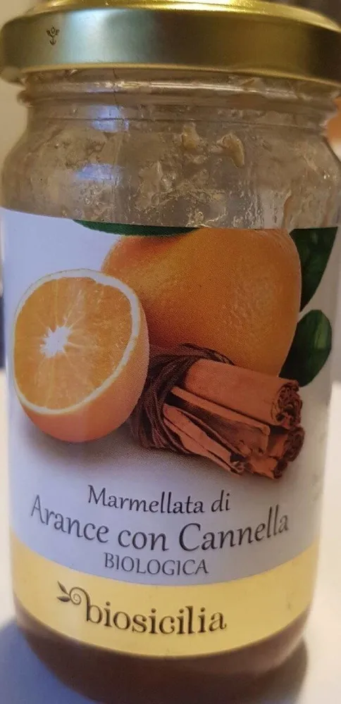 Marmellata di arance con cannella biologica