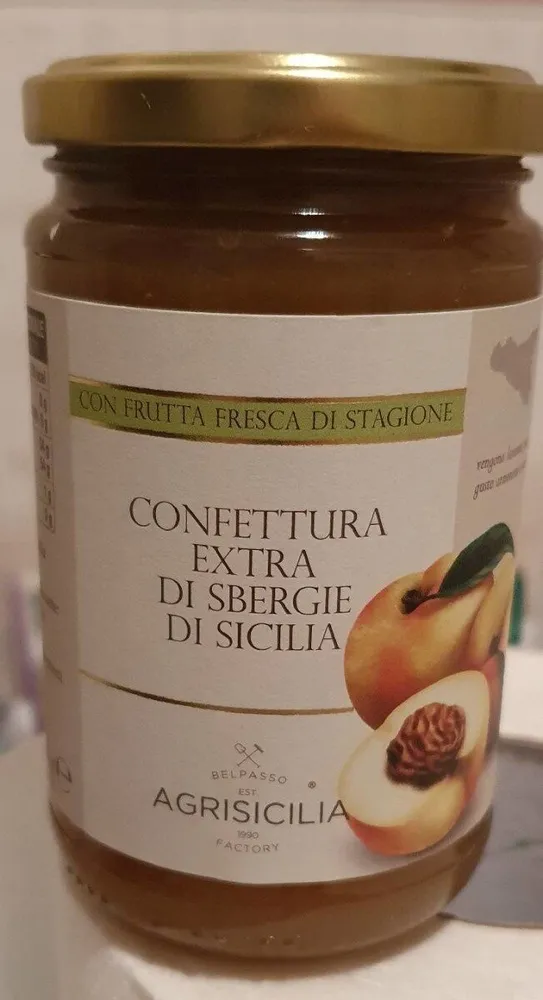 Confettura extra di sbergie di Sicilia