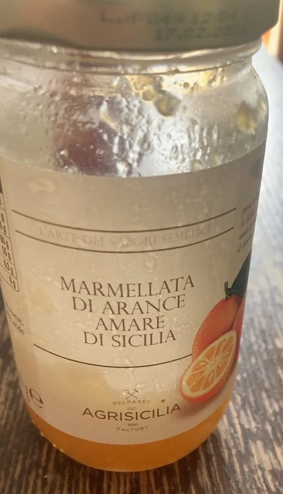 Marmellata di arance amare di sicilia