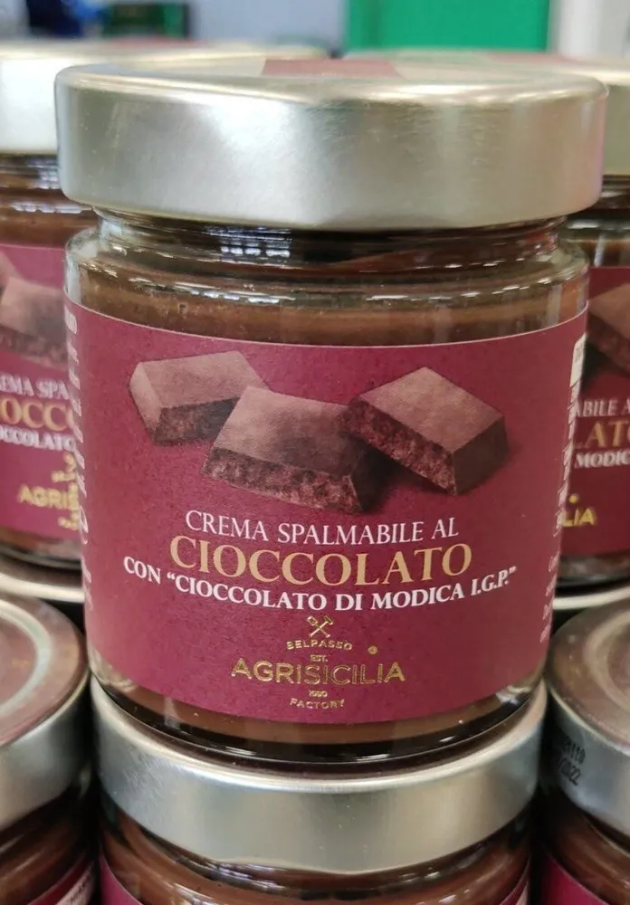 Crema spalmabile al cioccolato di Modica