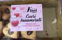 Cuori innamorati con crema alla nocciola