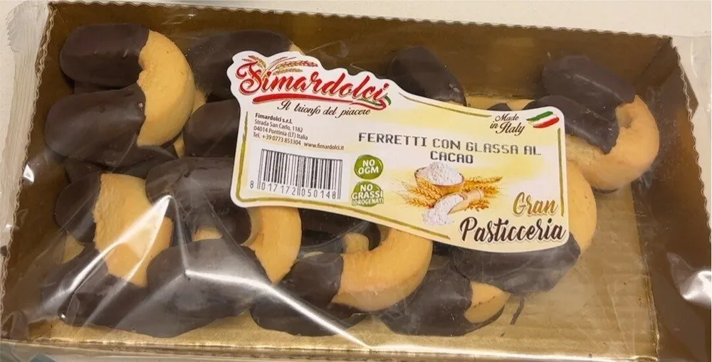 Ferretti con glassa al cacao