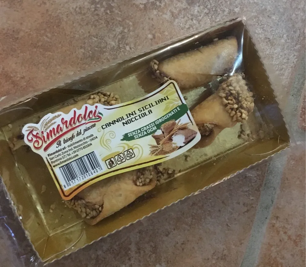 CANNOLINI SICILIENS AUX NOISETTES X7