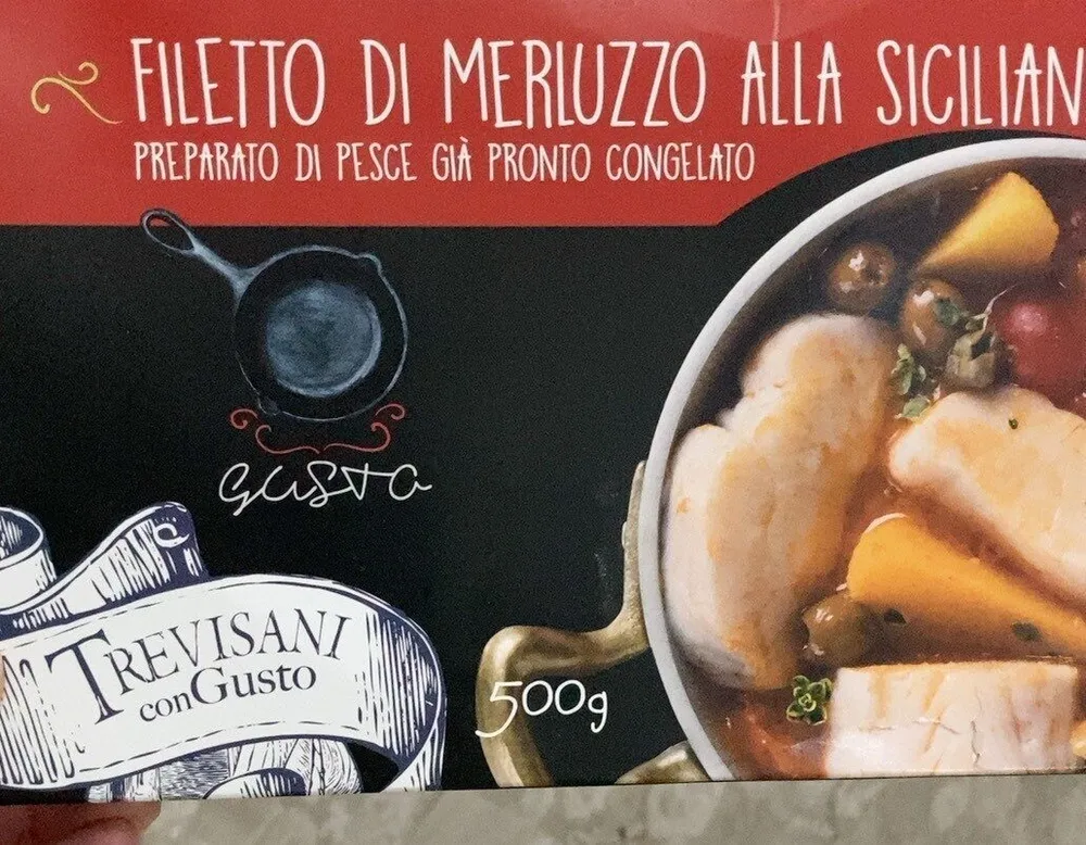 Filetto di merluzzo alla siciliana