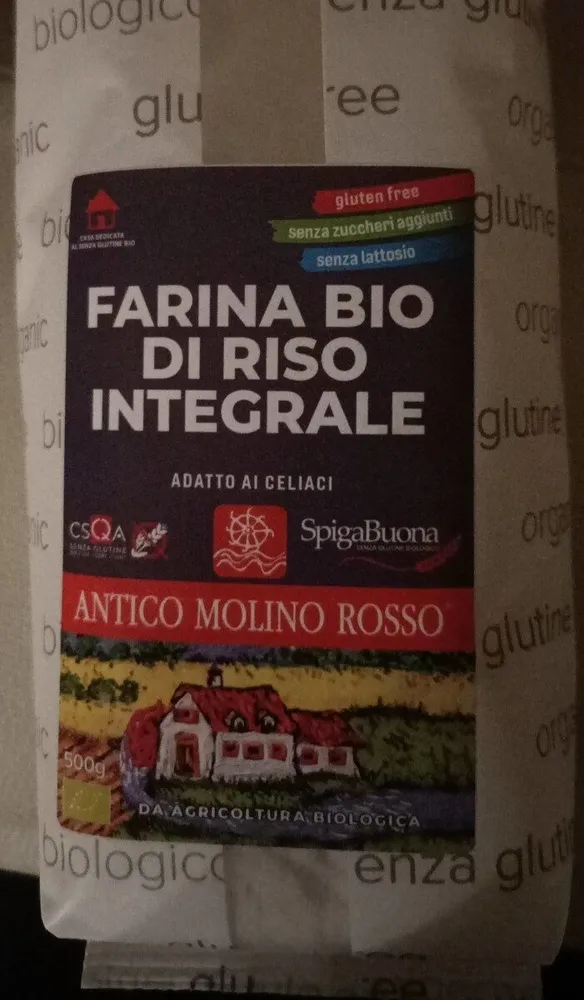 Farina bio di riso integrale