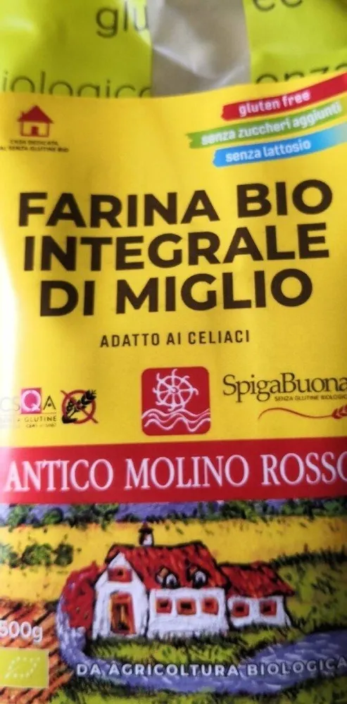 Farina bio integrale di miglio