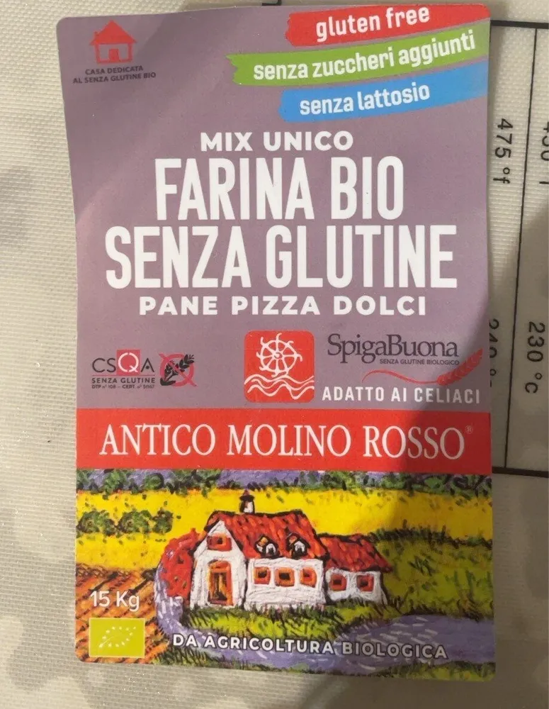 Mix unico senza glutine