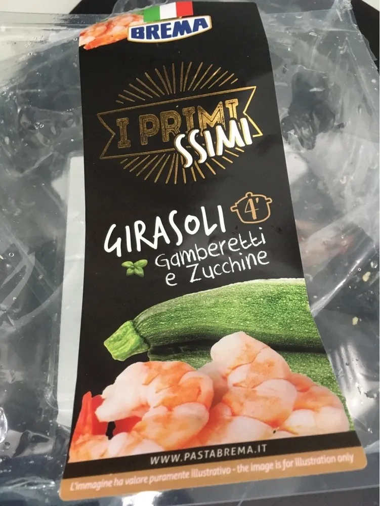 Girasoli gamberetti e zucchine