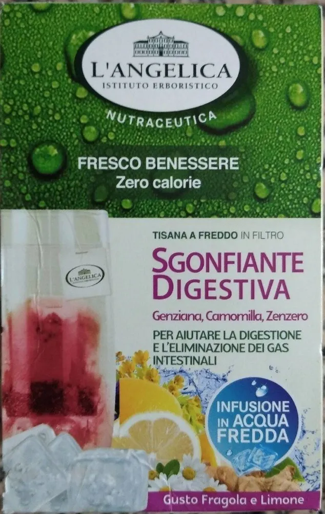 Tisana Sgonfiante Digestiva Fragola e Limone