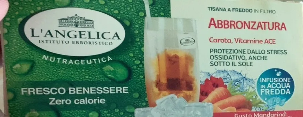 Tisana a freddo abbronzatura