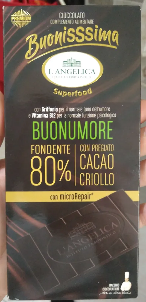 Cioccolato fondente 80% cacao