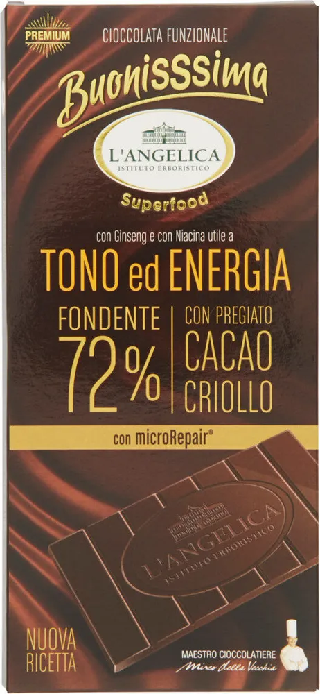 Buonisssima cioccolato fondente 72% cacao