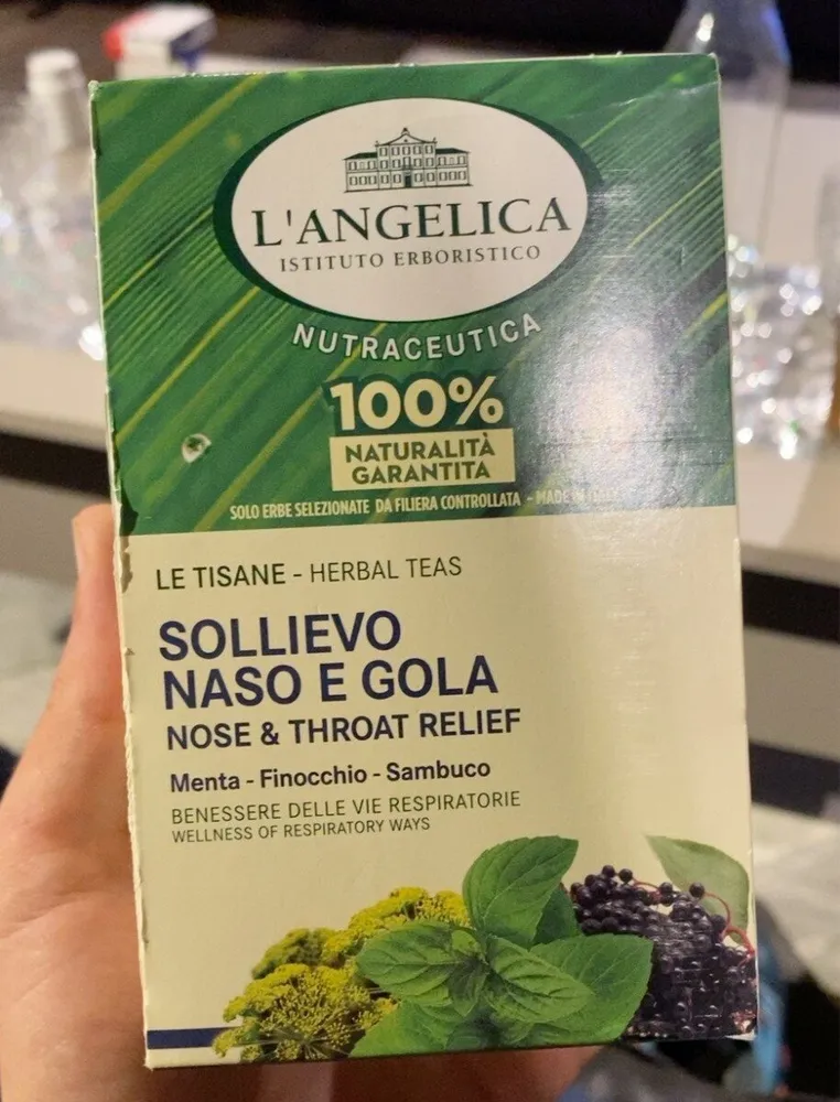 Le tisane sollievo naso e gola
