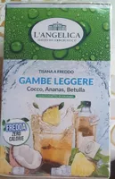 Tisana a freddo gambe leggere cocco,ananas,betulla