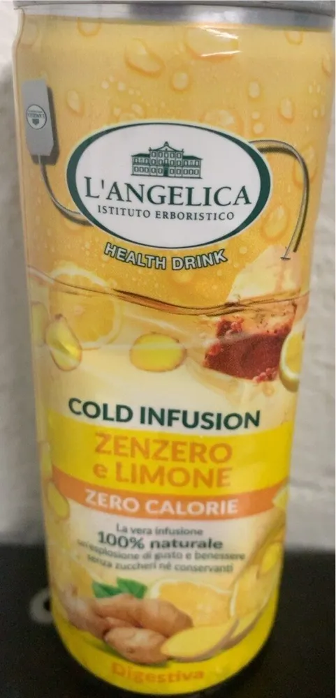 Cold infusion zenzero e limone
