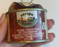 Organic tomato paste