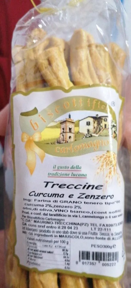 Treccine curcuma e zenzero