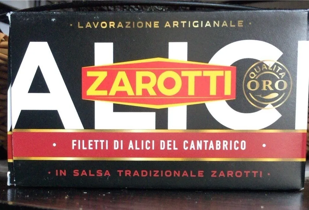 Filetti di alici del cantabrico