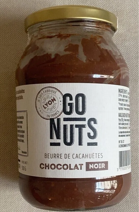 Beurre de cacahuetes chocolat noir